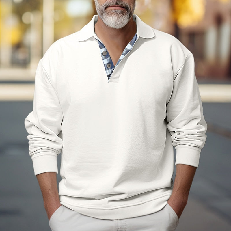 Griffin | Polo-Collar Sweatshirt 5