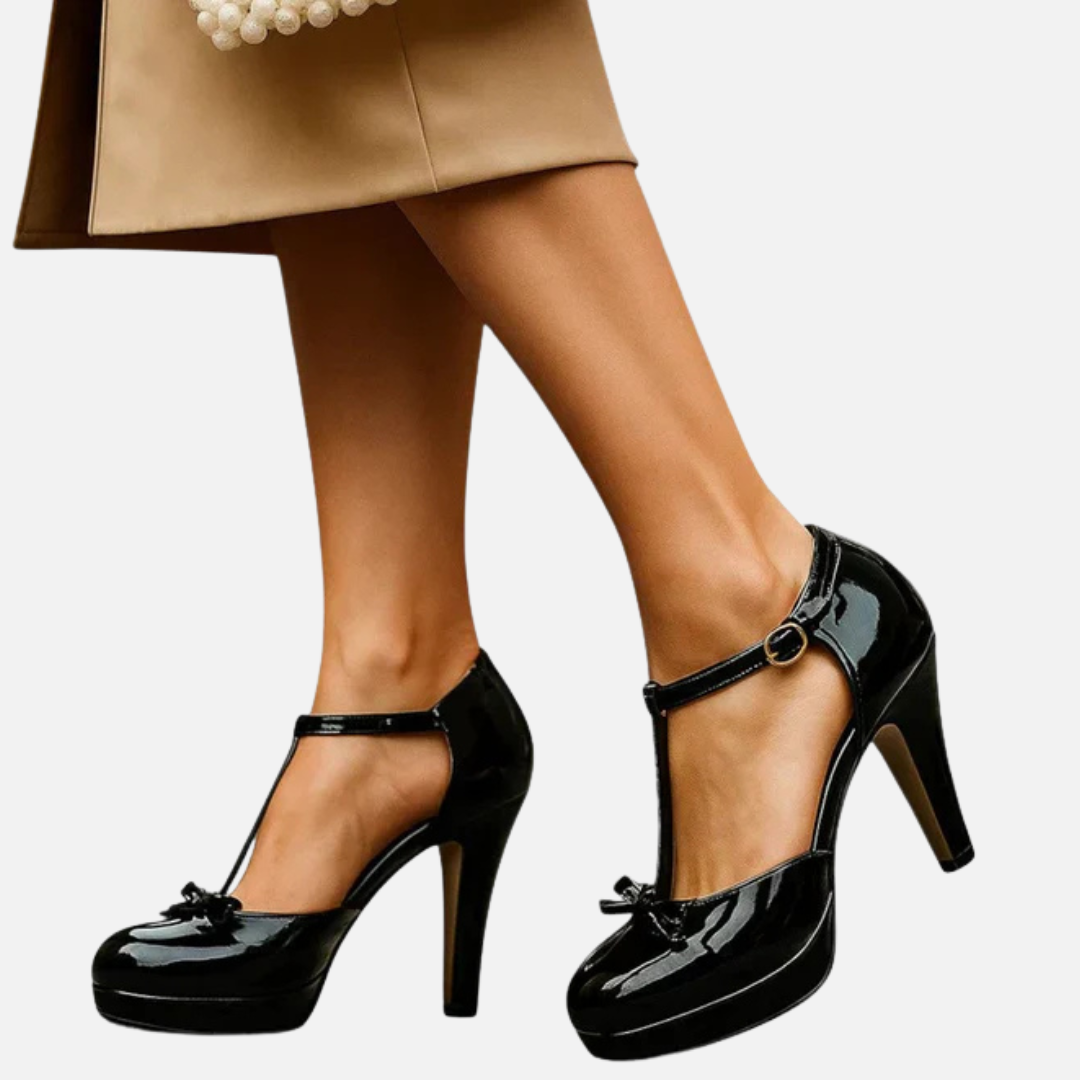 Women's T-Strap Platform High Heels | Mary Jane
