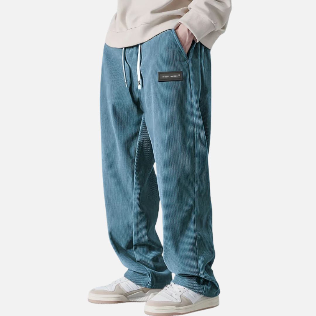 Men's Straight Leg Corduroy Trousers | Relaxed Fit