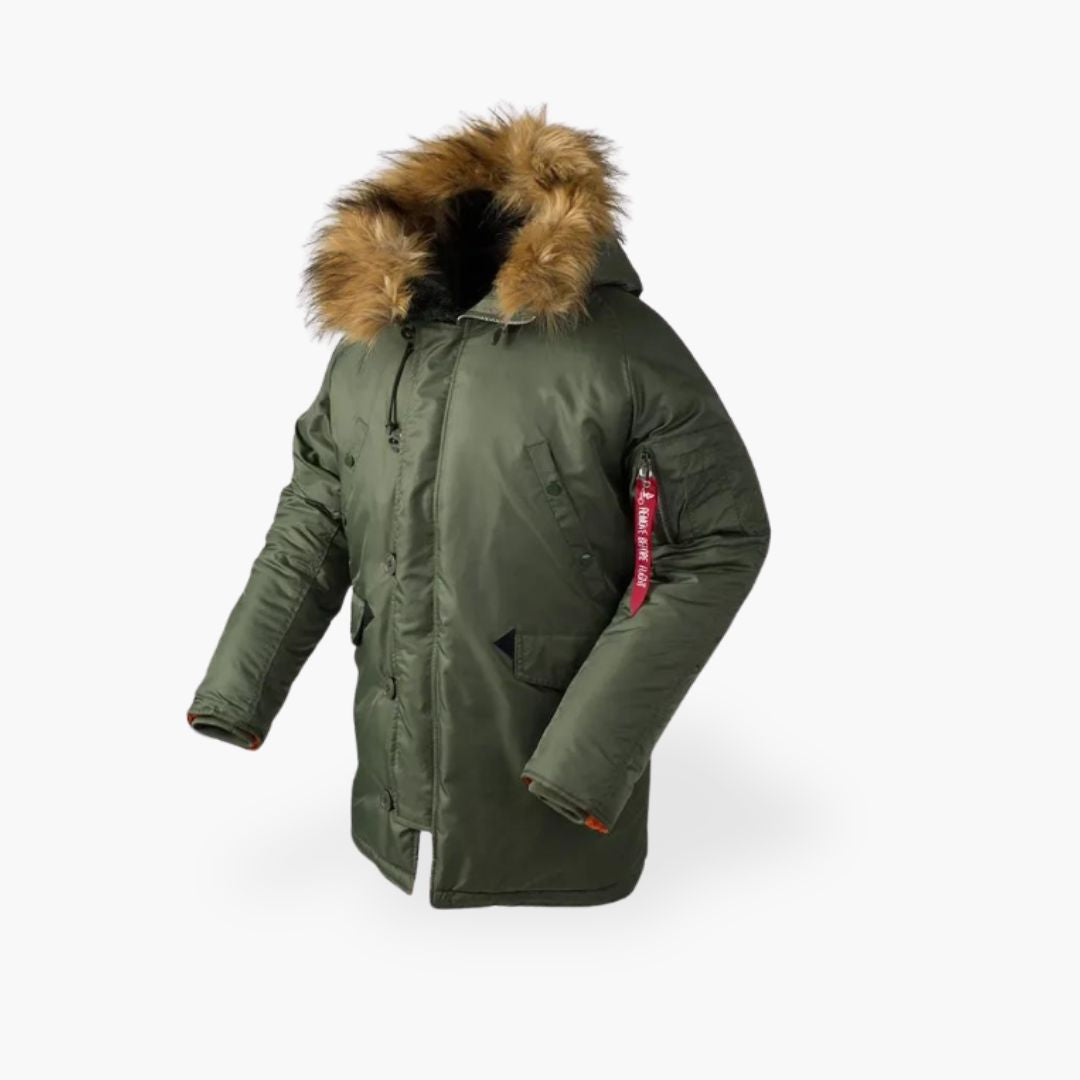 Warme Herenjas Winter Parka