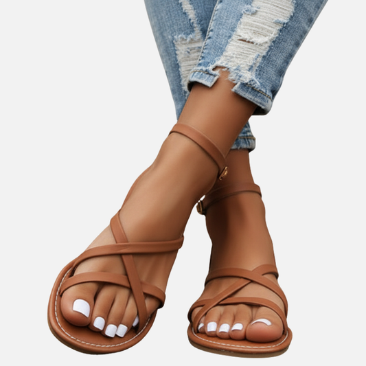 Sandalias Ortopédicas Abiertas para Mujer - Sandalias Cómodas con Soporte de Arco