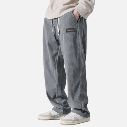 Men's Straight Leg Corduroy Trousers | Relaxed Fit