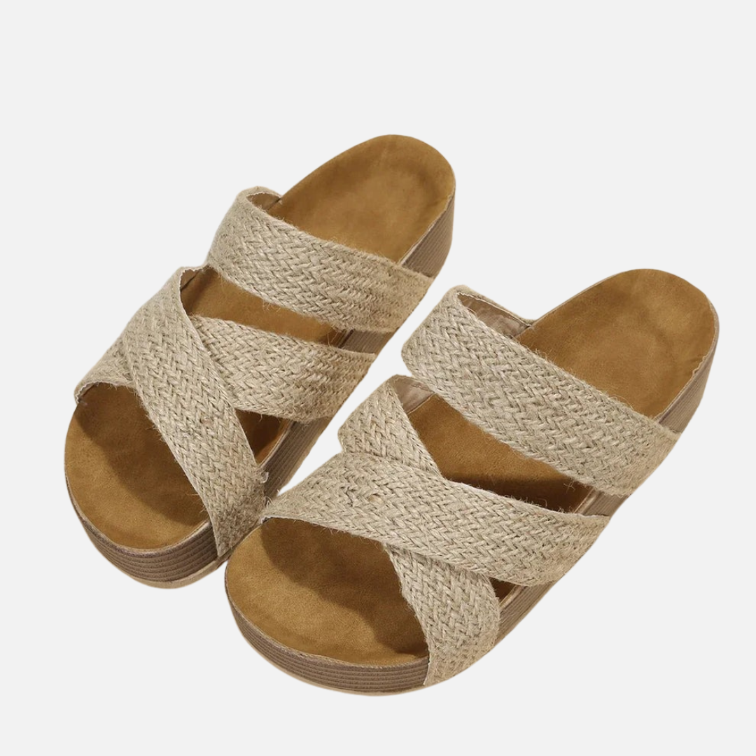 Women's Orthopedic Platform Slide Sandals