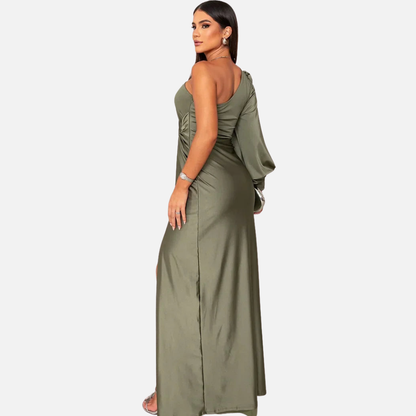 Women’s Sequin Satin Evening Dres