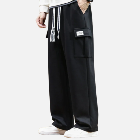 Pantalones cargo anchos para hombre | Pantalones cargo holgados de corte relajado