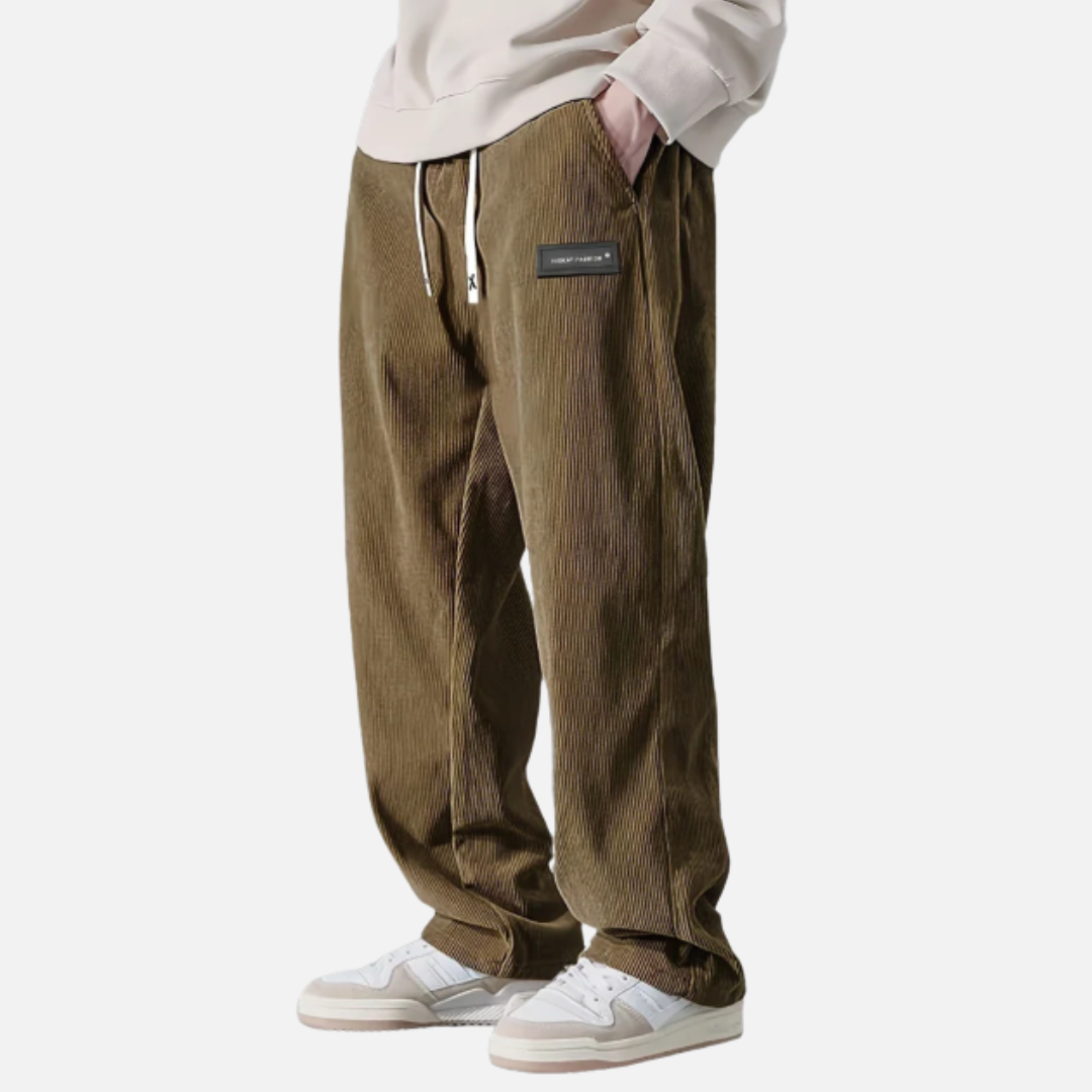 Men's Straight Leg Corduroy Trousers | Relaxed Fit