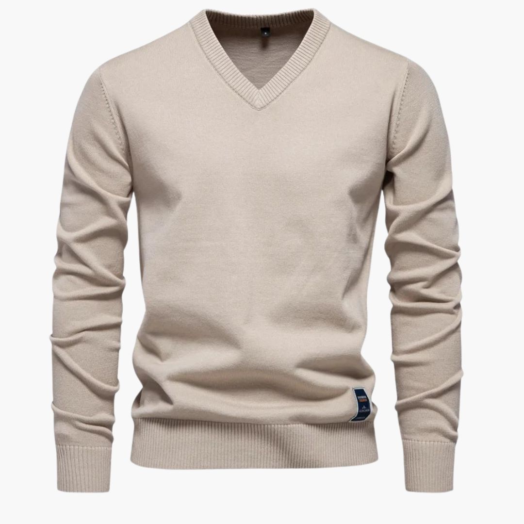 Heren Trui Sweater met V-Hals