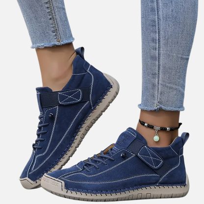 Women's Orthopedic Casual Sneakers | Lace-Up Moccasin Comfort Walking Shoes