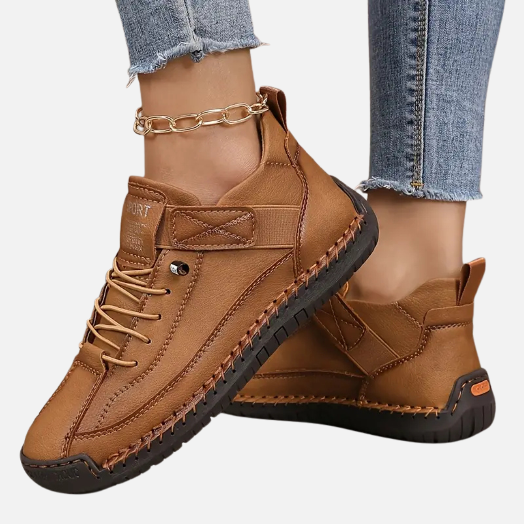 Women's Orthopedic Leather Walking Shoes