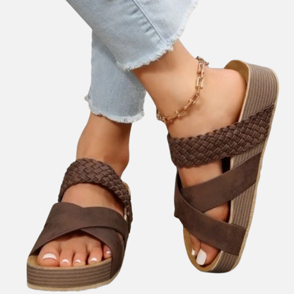Women's Orthopedic Platform Slide Sandals