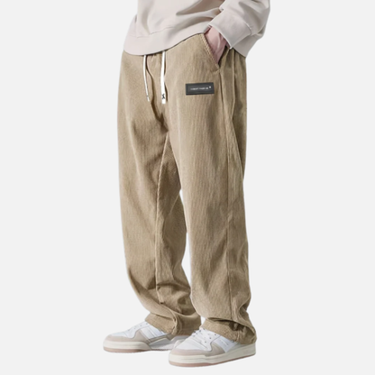 Men's Straight Leg Corduroy Trousers | Relaxed Fit