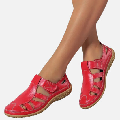 Women's Orthopedic Closed Toe Sandals | Velcro Arch Support