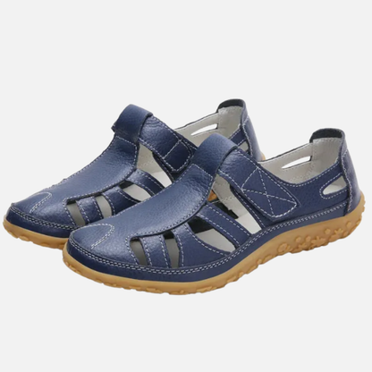 Women's Orthopedic Closed Toe Sandals | Velcro Arch Support
