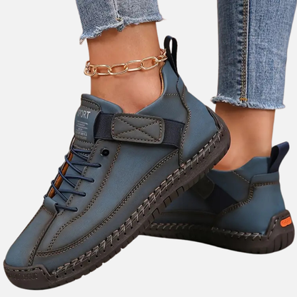Women's Orthopedic Casual Sneakers | Lace-Up Moccasin Comfort Walking Shoes