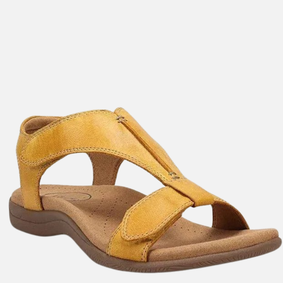 Women's Orthopedic T-Strap Sandals | Open Toe Arch Support