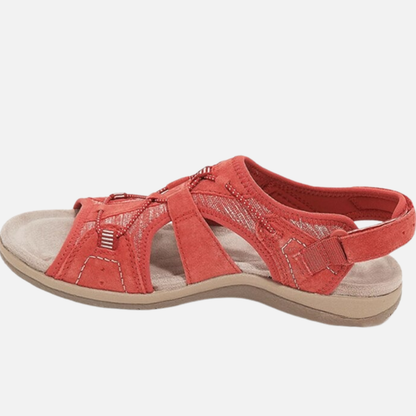 Women's Orthopedic Walking Sandals | Velcro Multi-Strap Arch Support
