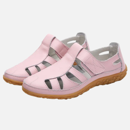 Women's Orthopedic Closed Toe Sandals | Velcro Arch Support
