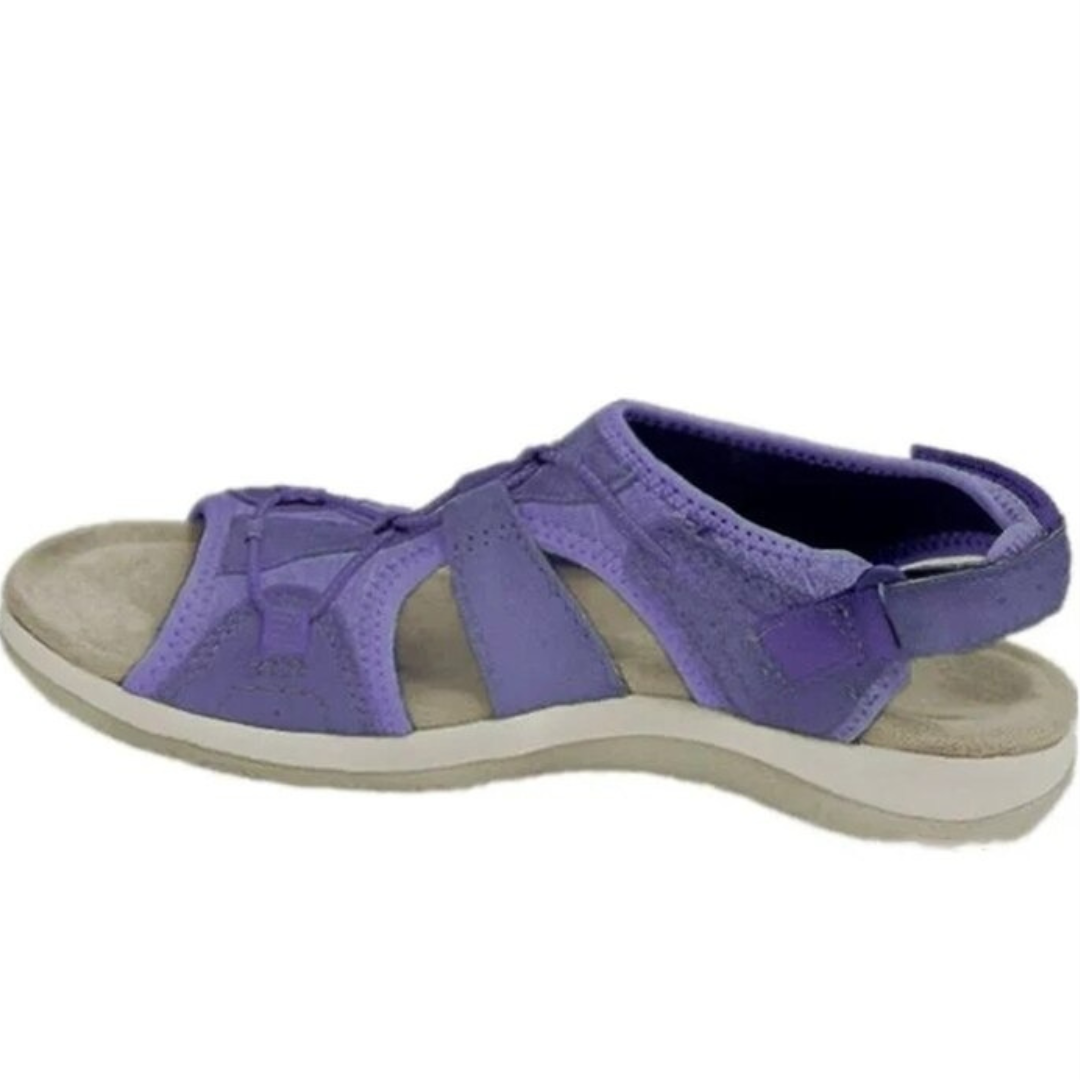 Women's Orthopedic Walking Sandals | Velcro Multi-Strap Arch Support