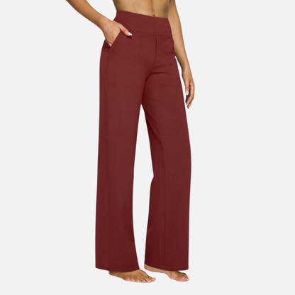 Women's High Waisted Wide-Leg Lounge Pants