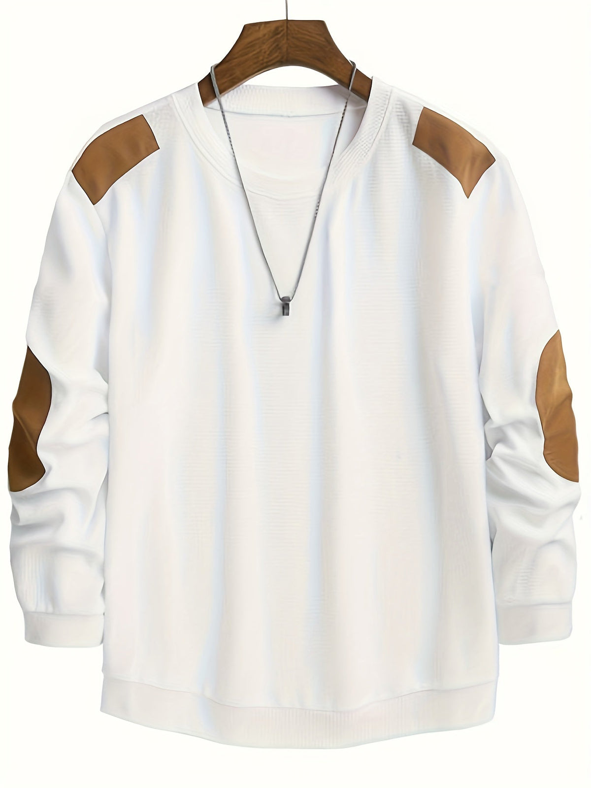 Aaron | Textured Elbow-Patch Pullover 1