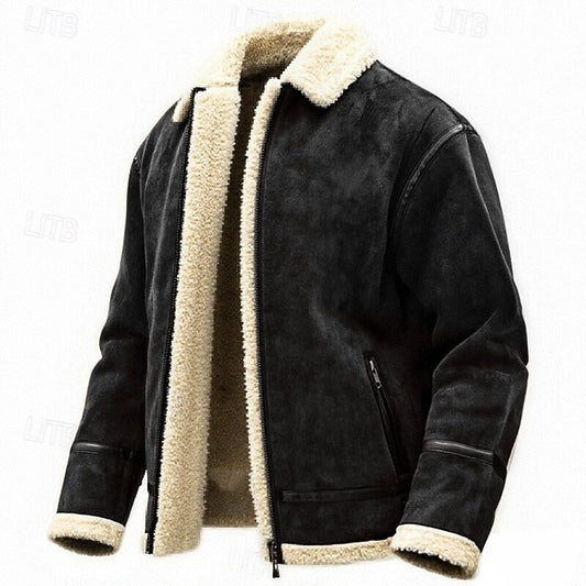 Bennett Ridge | Sherpa-Lined Aviator Jacket 0