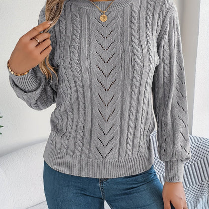 Blythe | Cable-Knit Textured Sweater 7