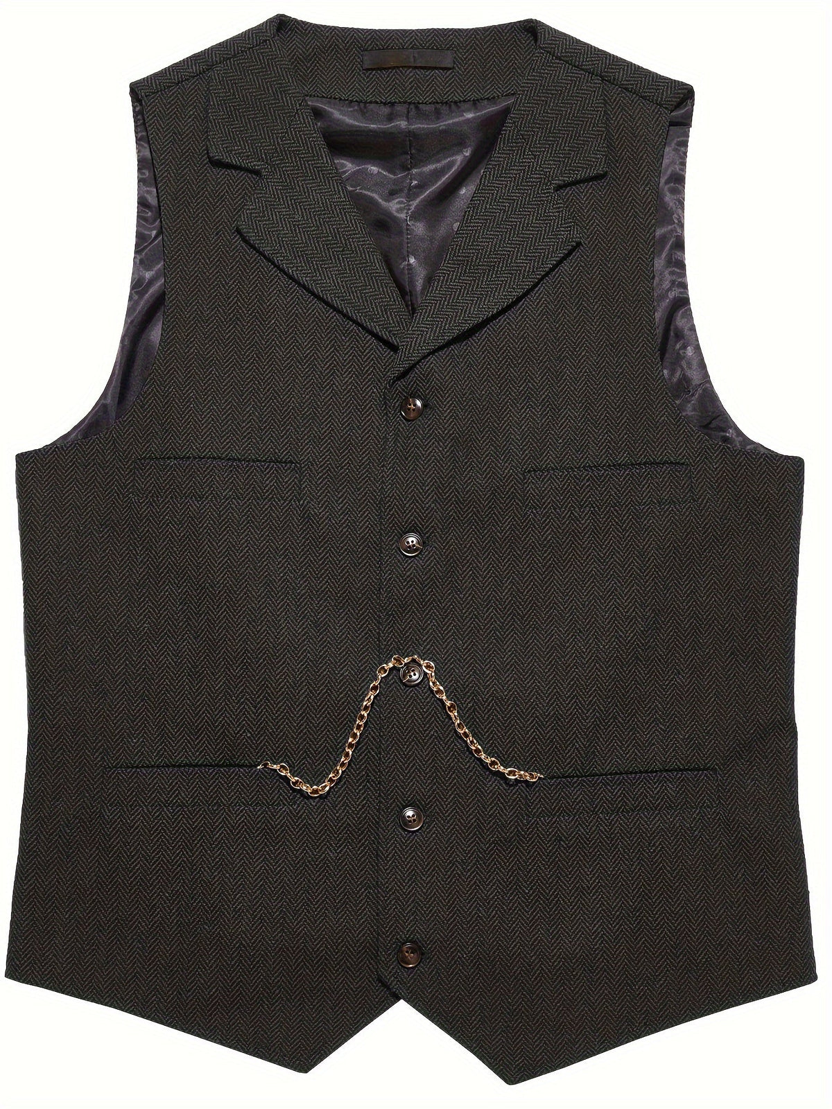 Byron | Refined Herringbone Waistcoat 3