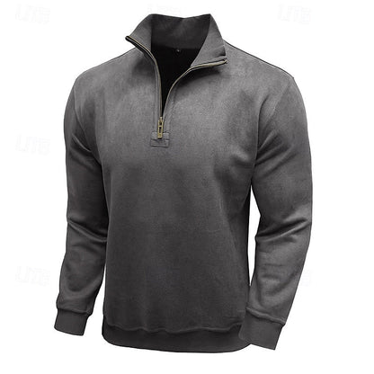 Caleb | Quarter-Zip Stand-Collar Sweatshirt 4
