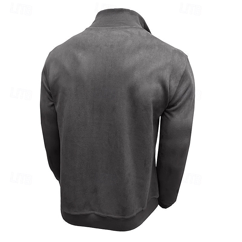 Caleb | Quarter-Zip Stand-Collar Sweatshirt 5