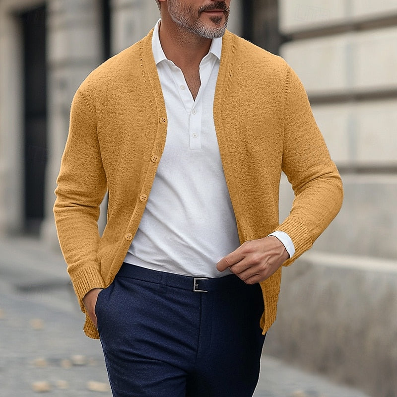 Callahan | Refined V-Neck Cardigan 1