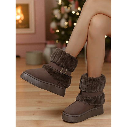 Cecily | Cozy Fur-Trimmed Snow Boots 2