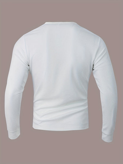 Curtis | Textured Long-Sleeve Henley 2
