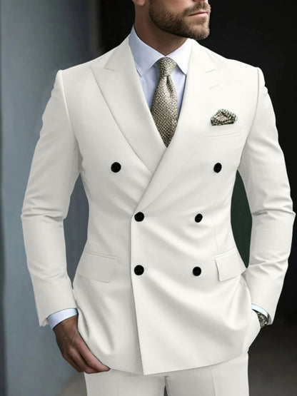 DOUBLE BREASTED SUIT FOR MEN 12