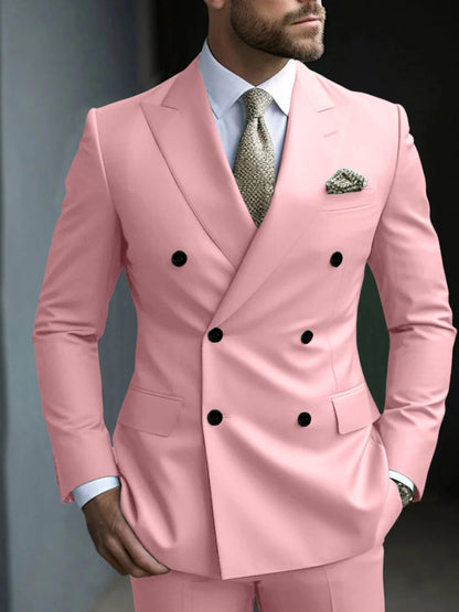 DOUBLE BREASTED SUIT FOR MEN 14