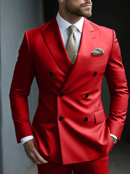 DOUBLE BREASTED SUIT FOR MEN 16