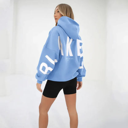 Women's Hoodie – Oversized, Graphic Back Print
