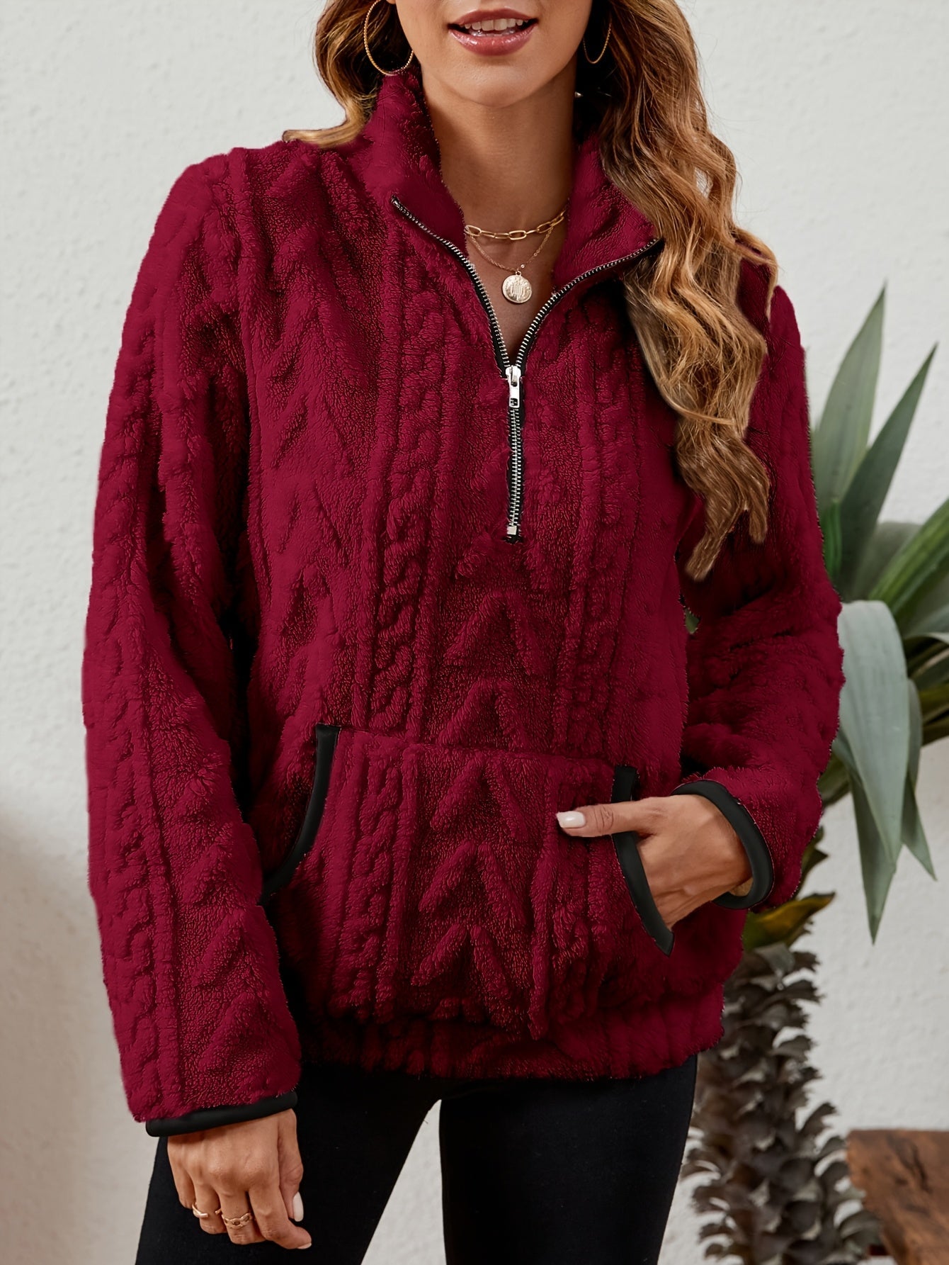 Delilah | Cozy Half-Zip Pullover 5