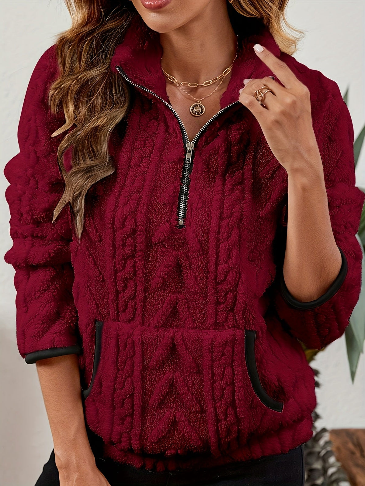 Delilah | Cozy Half-Zip Pullover 6