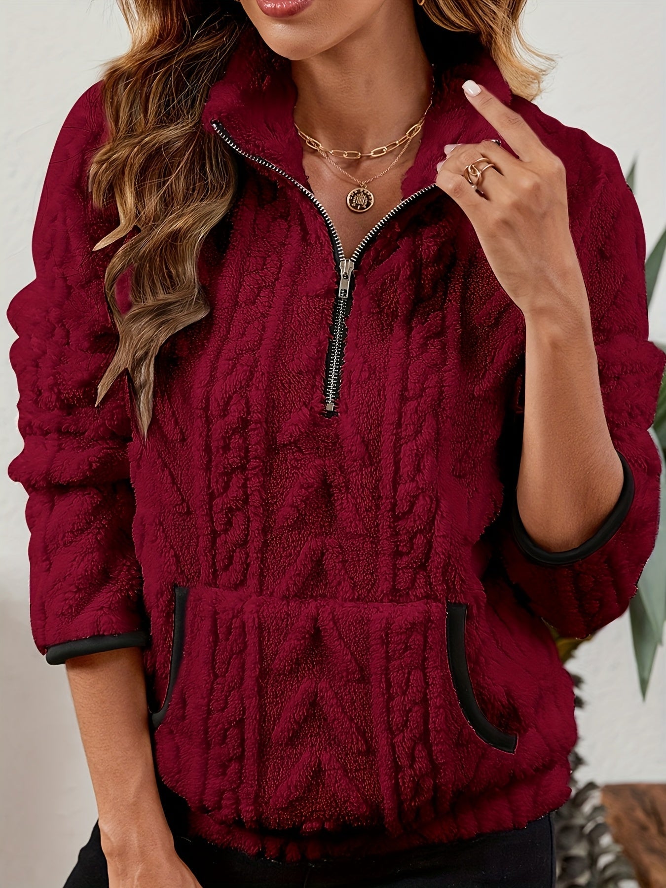 Delilah | Cozy Half-Zip Pullover 6