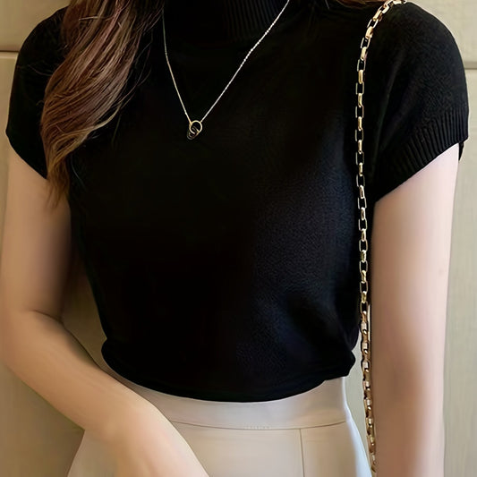 Della | Refined Mock-Neck Top 0