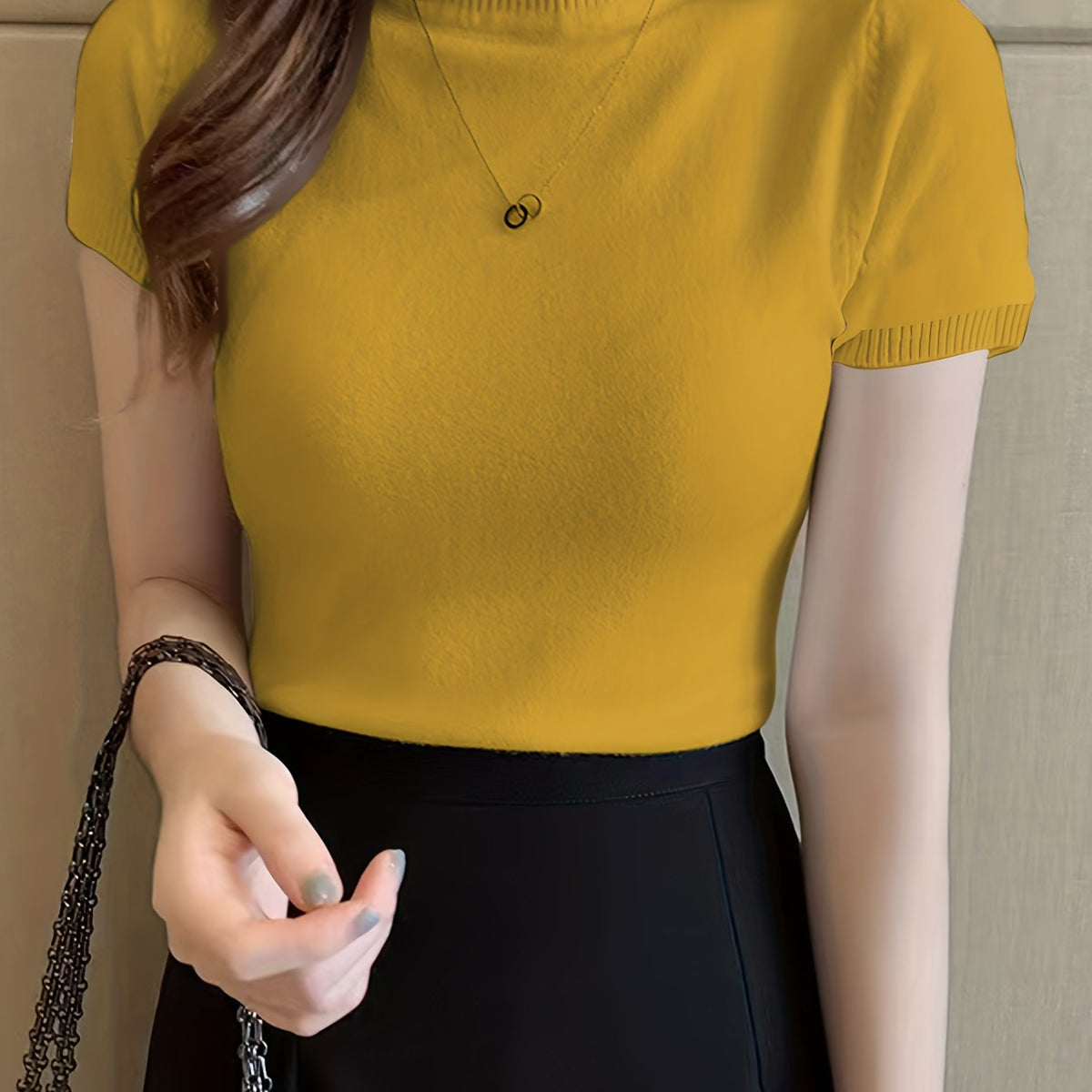 Della | Refined Mock-Neck Top 10
