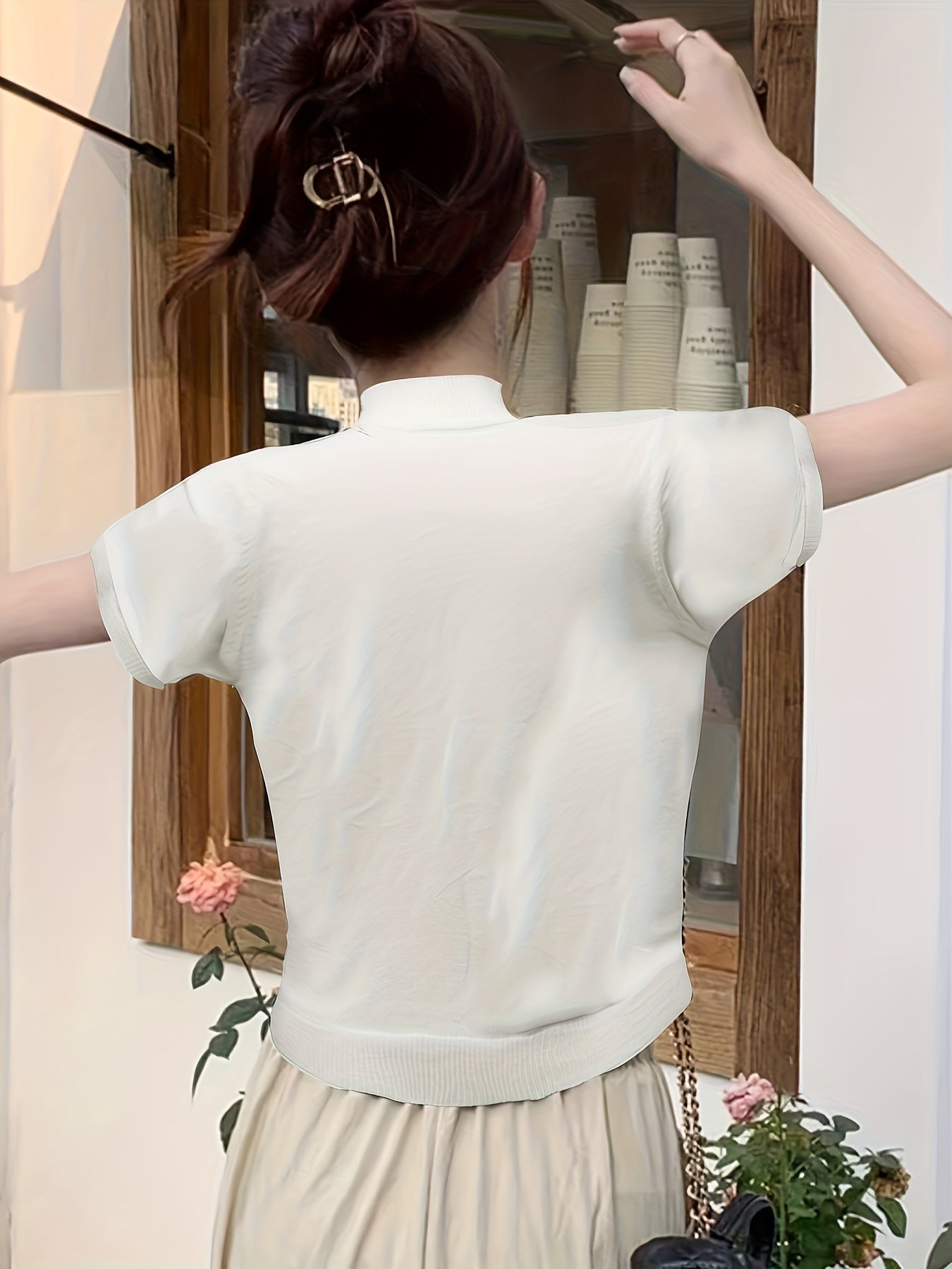 Della | Refined Mock-Neck Top 7