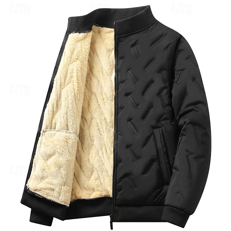 Douglas | Textured Quilted Bomber Jacket 4