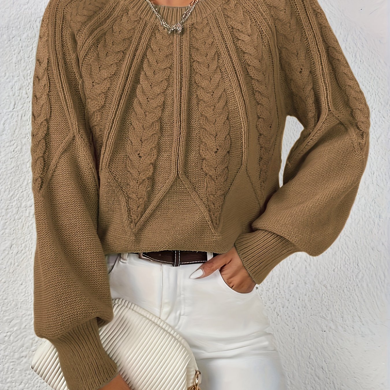 Eleanor | Relaxed Cable-Knit Sweater 12