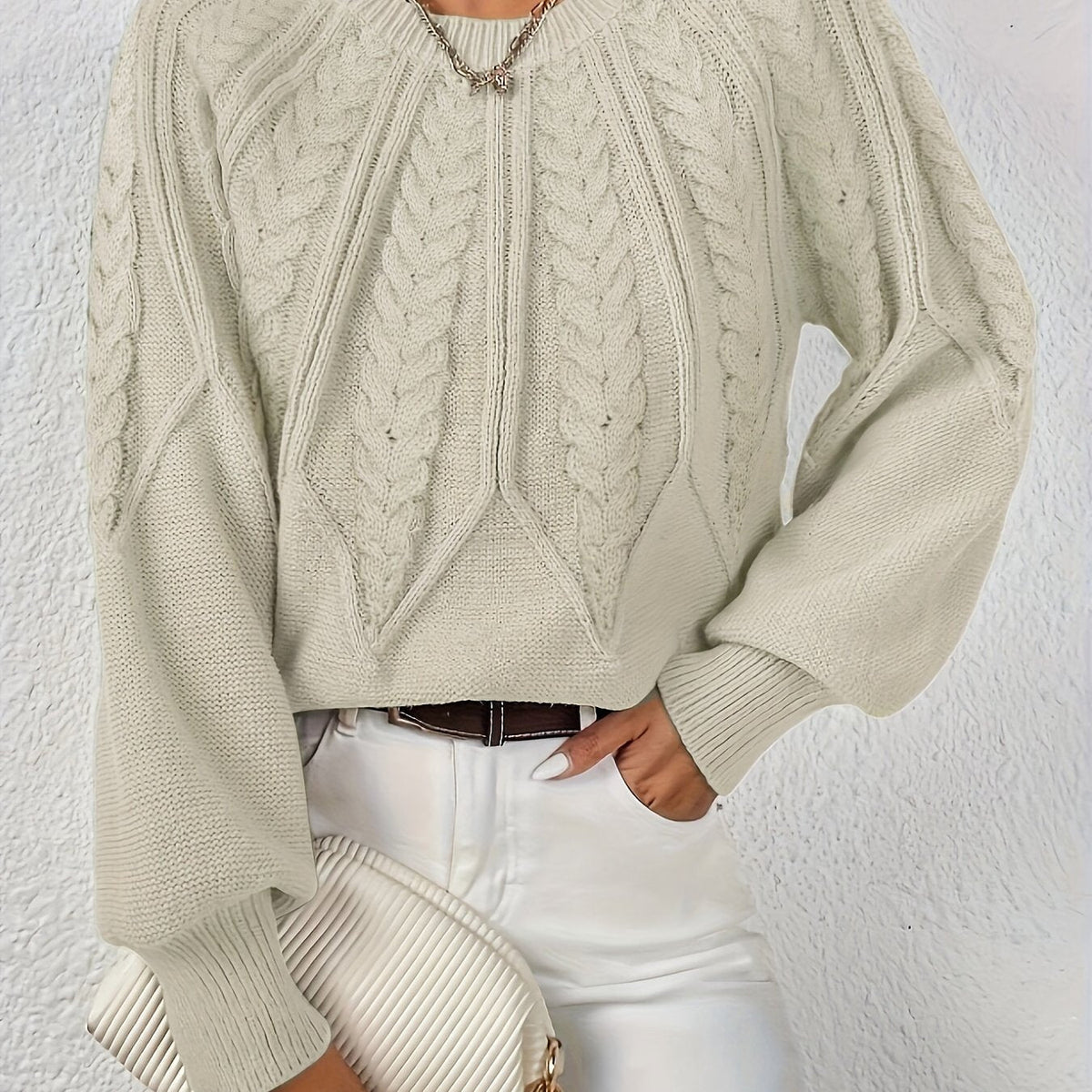 Eleanor | Relaxed Cable-Knit Sweater 9