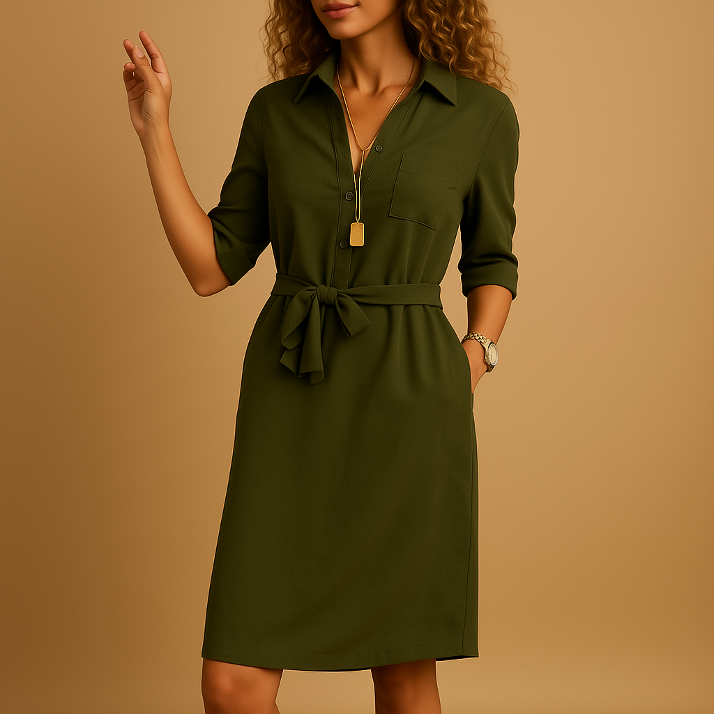 Elegant, casual, fitted dress for women | Milou 2