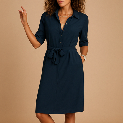 Elegant, casual, fitted dress for women | Milou 3