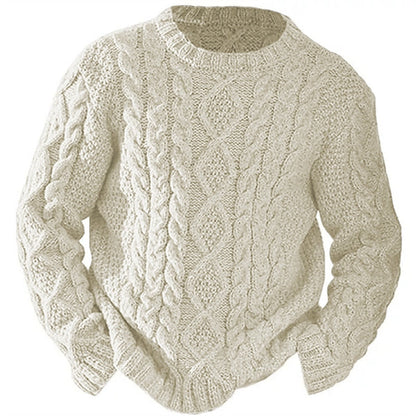 Ellis | Cable Knit Crew Neck Sweater 5