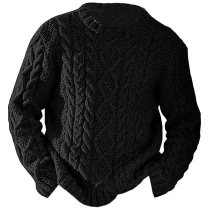 Ellis | Cable Knit Crew Neck Sweater 6
