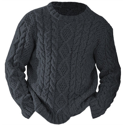 Ellis | Cable Knit Crew Neck Sweater 7